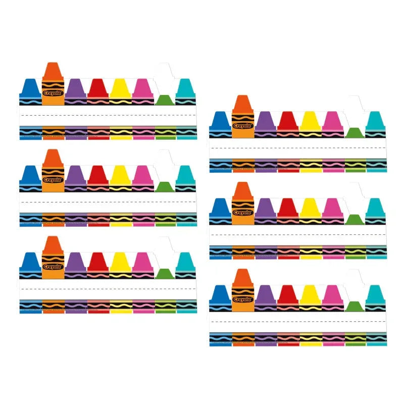 Crayola&reg; Tented Name Plate, 9-5/8" x 6-1/2", 36 Per Pack, 6 Packs
