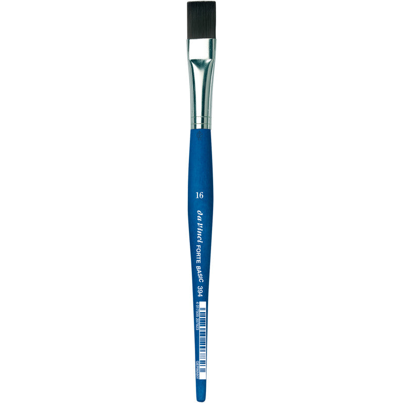 FORTE BASIC Student Brush, Synthetic, Acrylic, Flat, Series 394, Size 16