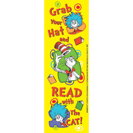 Dr. Seuss&trade; Grab Your Hat Bookmarks, Pack of 36