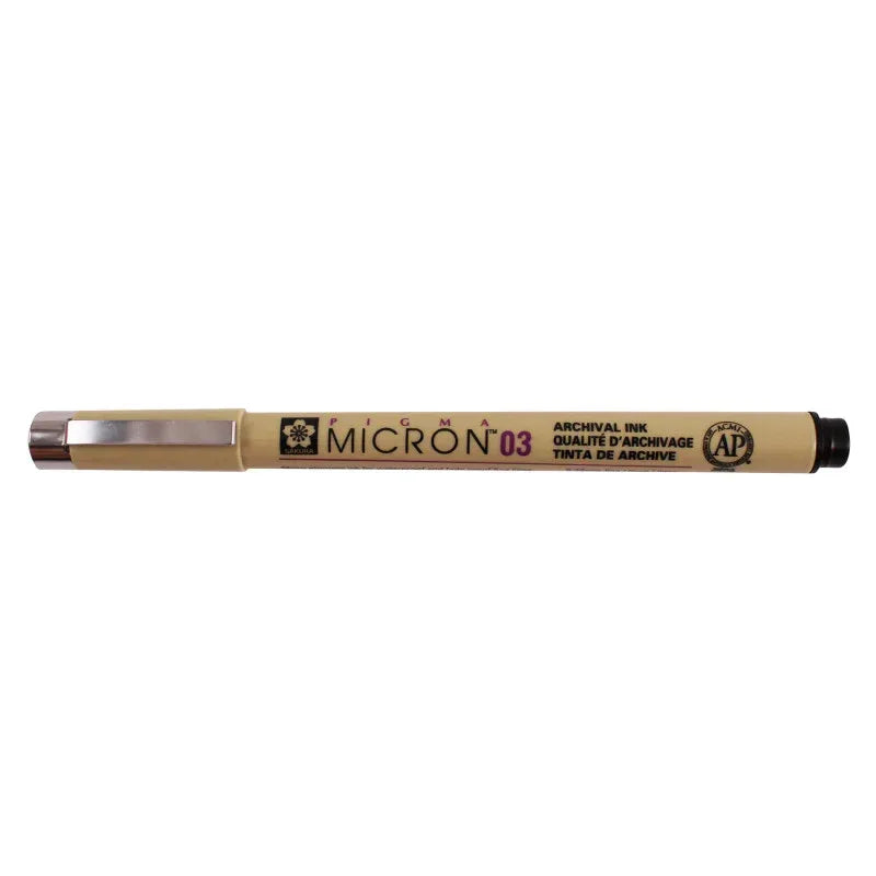Pigma Micron Pen, Black, 0.35mm Size 03