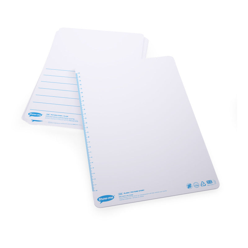 A4 Picture Story Dry Erase Whiteboards, Pack of 10