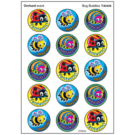 Bug Buddies/Orchard Stinky Stickers&reg;, 60 ct.
