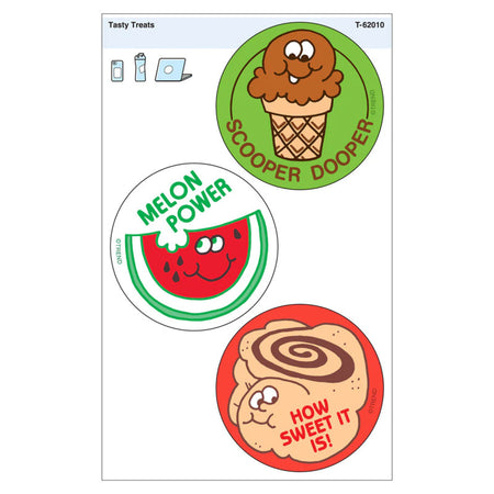 Tasty Treats Vinyl Stickers, Pack of 3
