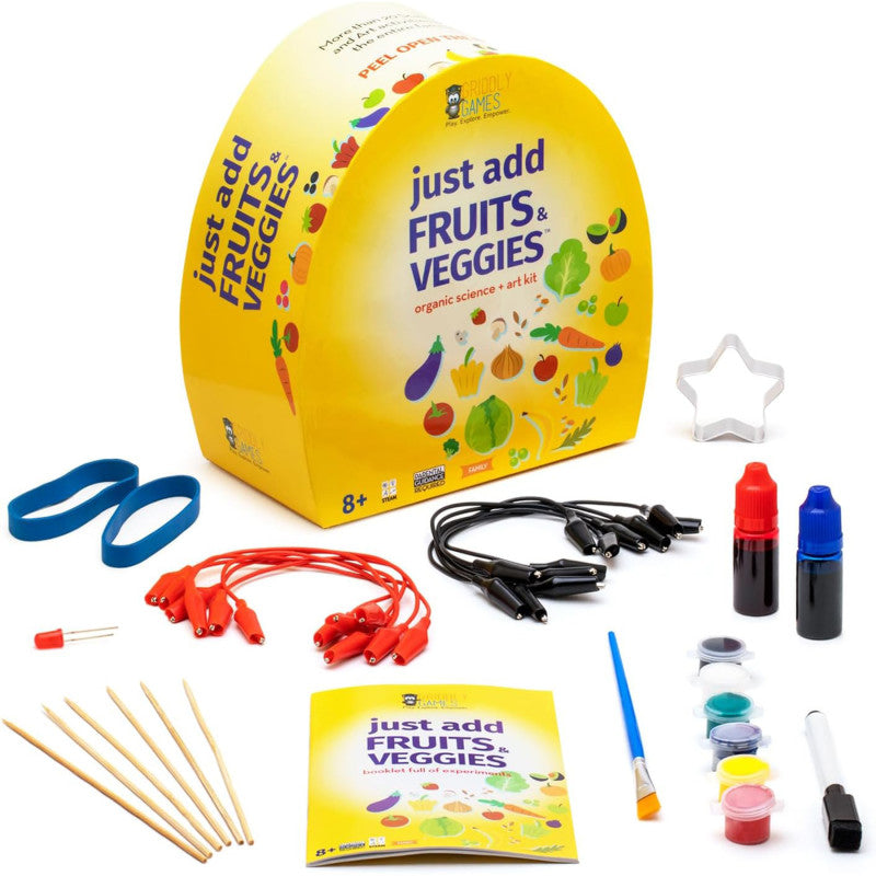 Just Add Fruits & Veggies Science + Art Kit