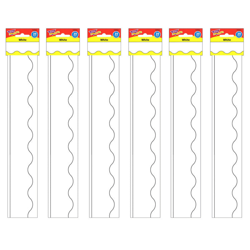 White Terrific Trimmers&reg;, 39 Feet Per Pack, 6 Packs