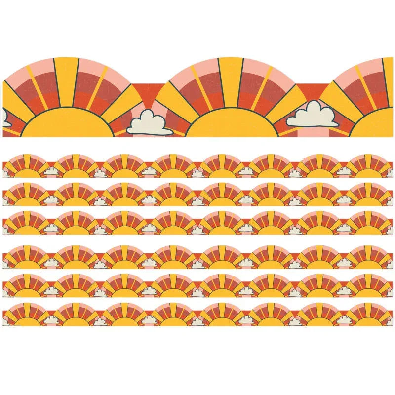 Adventurer Sunrise Deco Trim&reg;, 37 Feet Per Pack, 6 Packs