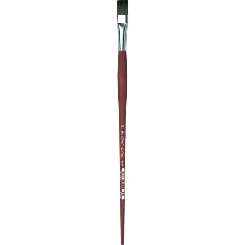 COLLEGE Student Brush, Synthetic, Acrylic & Oil, Flat, Series 8740, Size 16