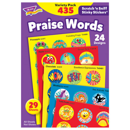 Praise Words Stinky Stickers&reg; Variety Pack, 435 ct