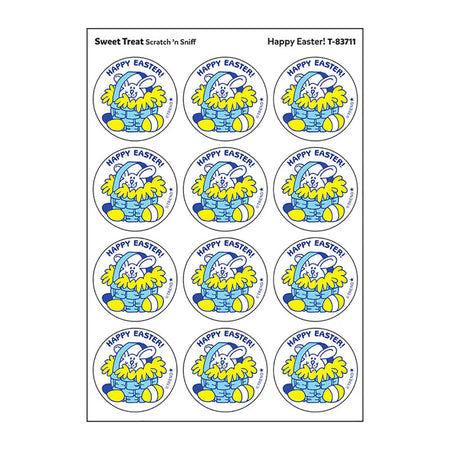 Happy Easter!/Sweet Treat scent Retro Scratch 'n Sniff Stinky Stickers&reg;, 24 ct.