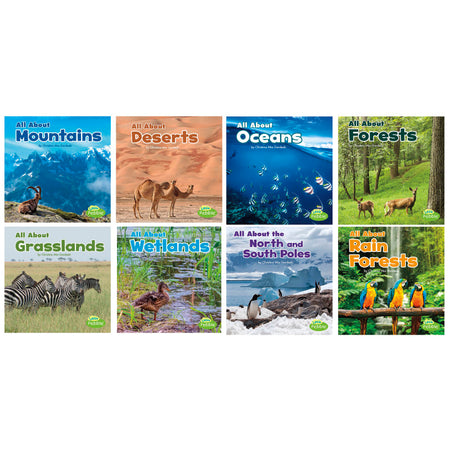 Habitats Book Set, Set of 8