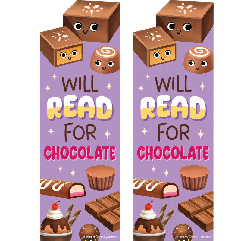 2-Pack Chocolate Smelly Bookmarks