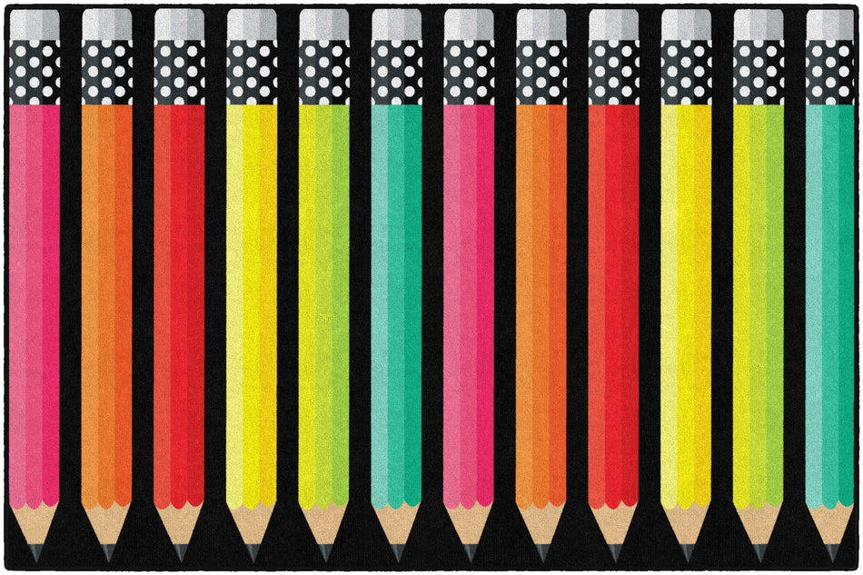 PENCIL RECTANGLE CARPETS 5' X 7'6"