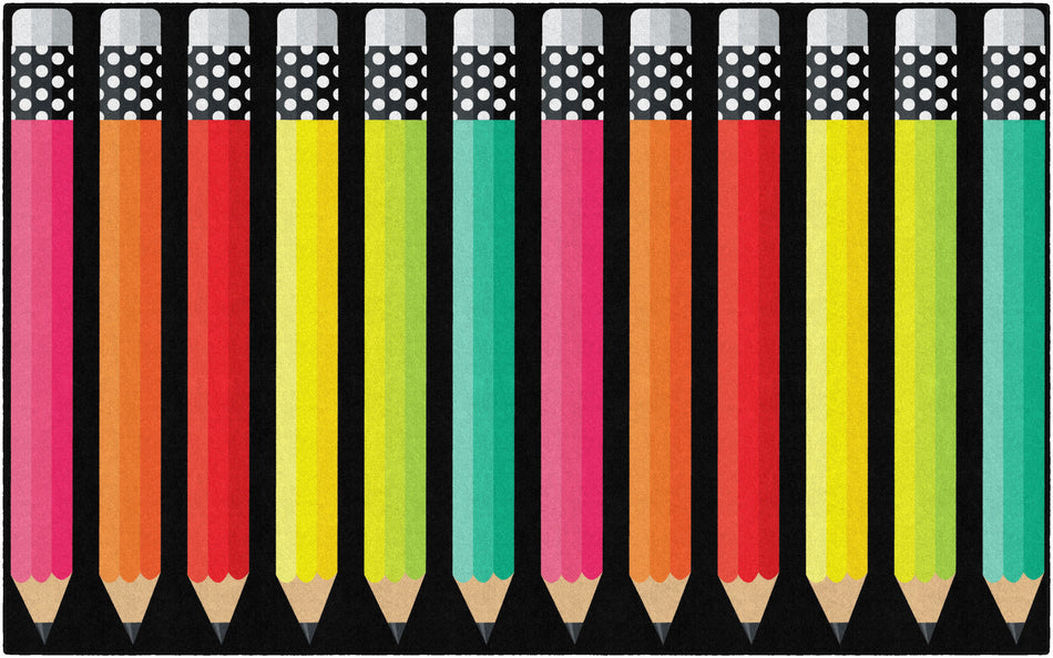 PENCIL RECTANGLE CARPETS 7'6" X 12'