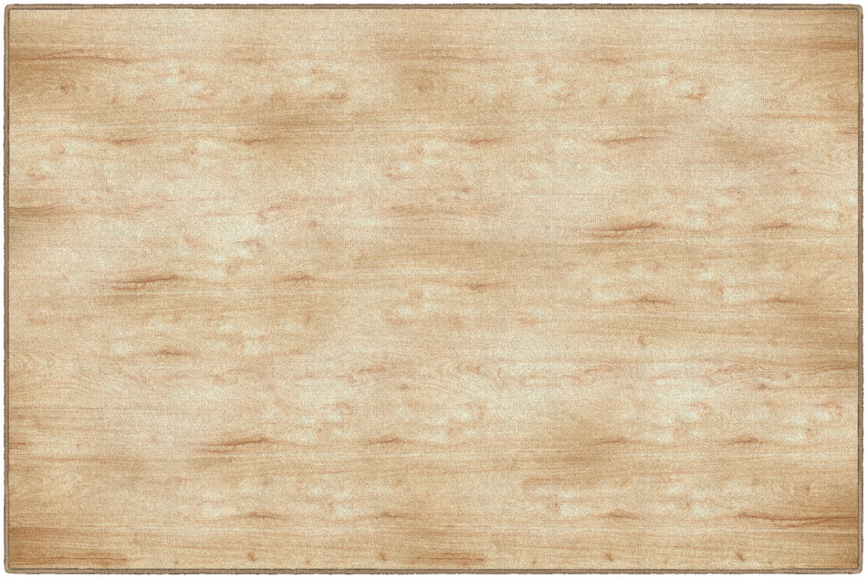 SIMPLY BOHO LIGHT WOOD GRAIN RECTANGLE CARPETS 5' X 7'6"