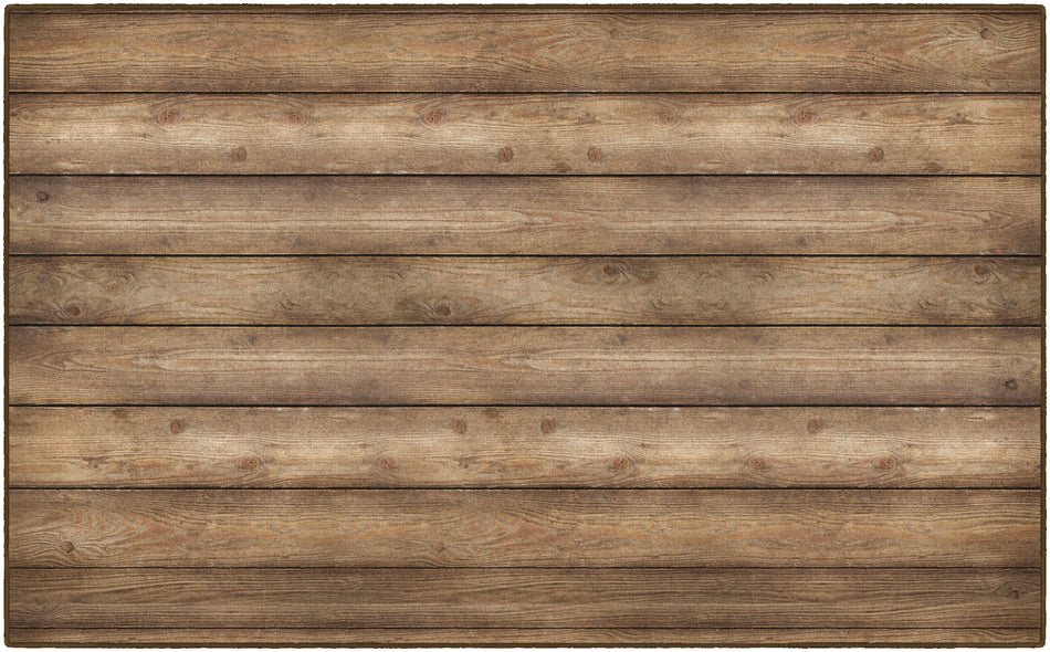 RUSTIC WOOD RECTANGLE CARPETS 7'6" X 12'
