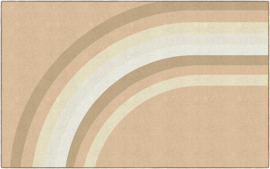 BOHO RAINBOW NEUTRAL RAINBOW RECTANGLE CARPETS 7'6" X 12'