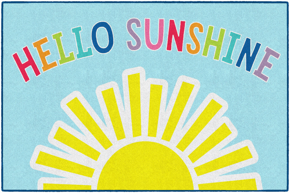 HAPPY SUN RECTANGLE CARPETS 5' X 7'6"