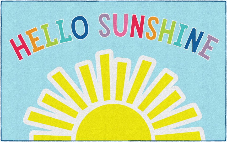 HAPPY SUN RECTANGLE CARPETS 7'6" X 12'
