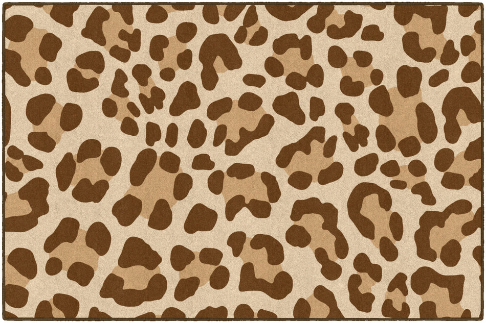 LEOPARD RECTANGLE CARPETS 5' X 7'6"