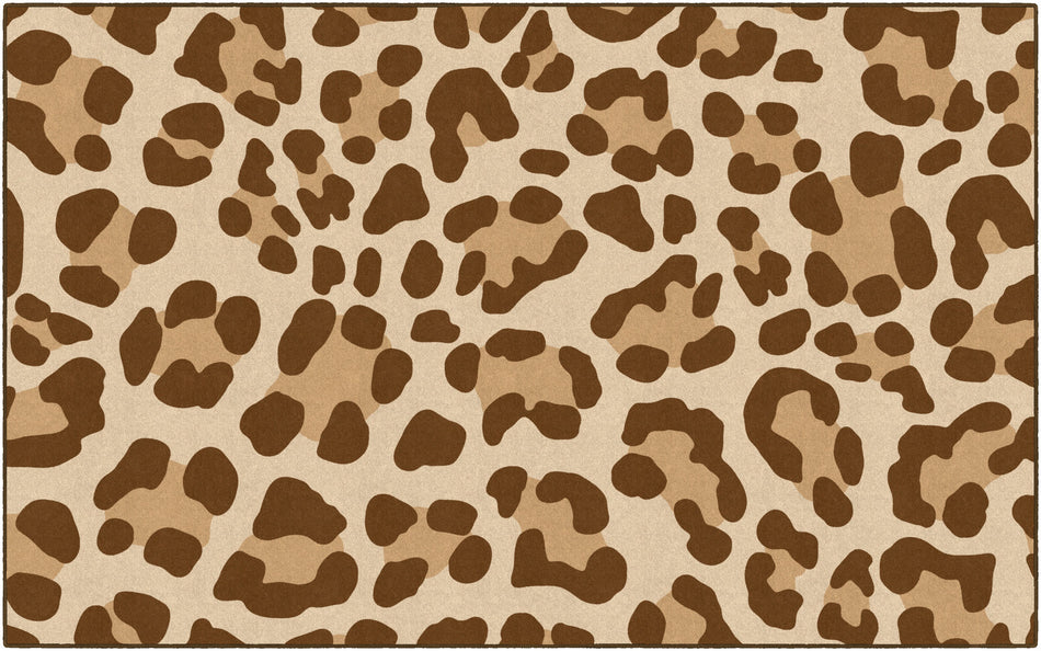 LEOPARD RECTANGLE CARPETS 7'6" X 12'