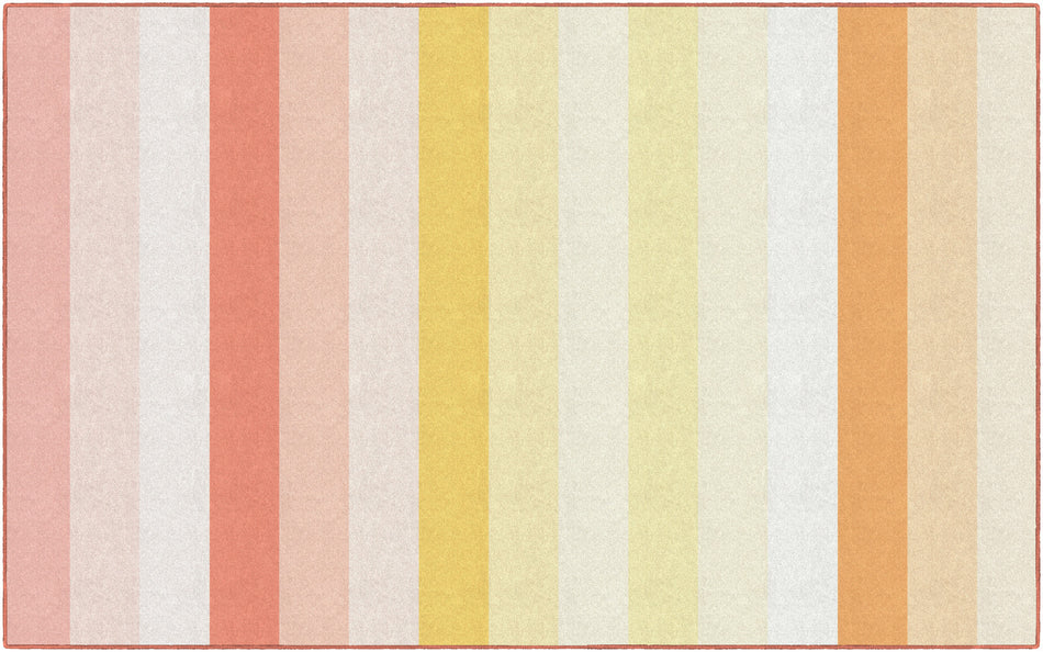SUNSET STRIPES RECTANGLE CARPETS 7'6" X 12'