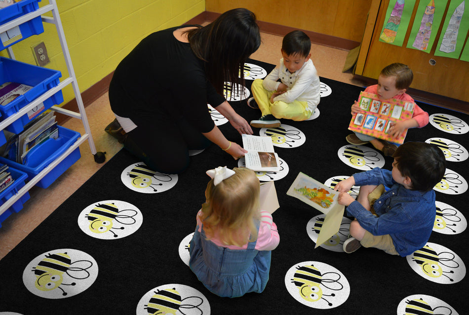 BEE SEATS RECTANGLE CARPETS 7'6" X 12'