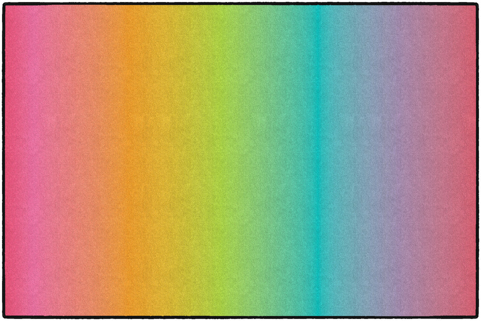 OH HAPPY DAY RAINBOW RECTANGLE CARPETS 5' X 7'6"