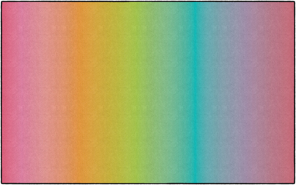 OH HAPPY DAY RAINBOW RECTANGLE CARPETS 7'6" X 12'