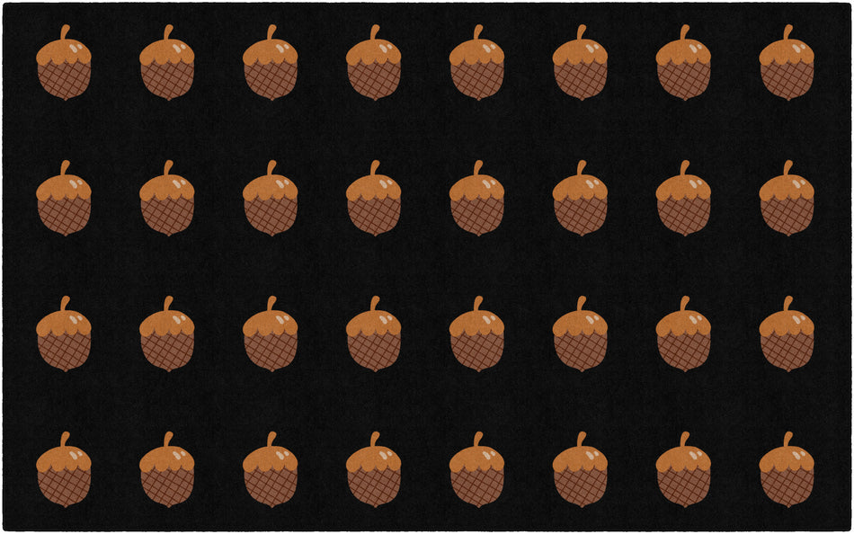 NUTTY ABOUT SCHOOL CRISS CROSS APPLESAUCE RECTANGLE CARPETS 7'6" X 12'