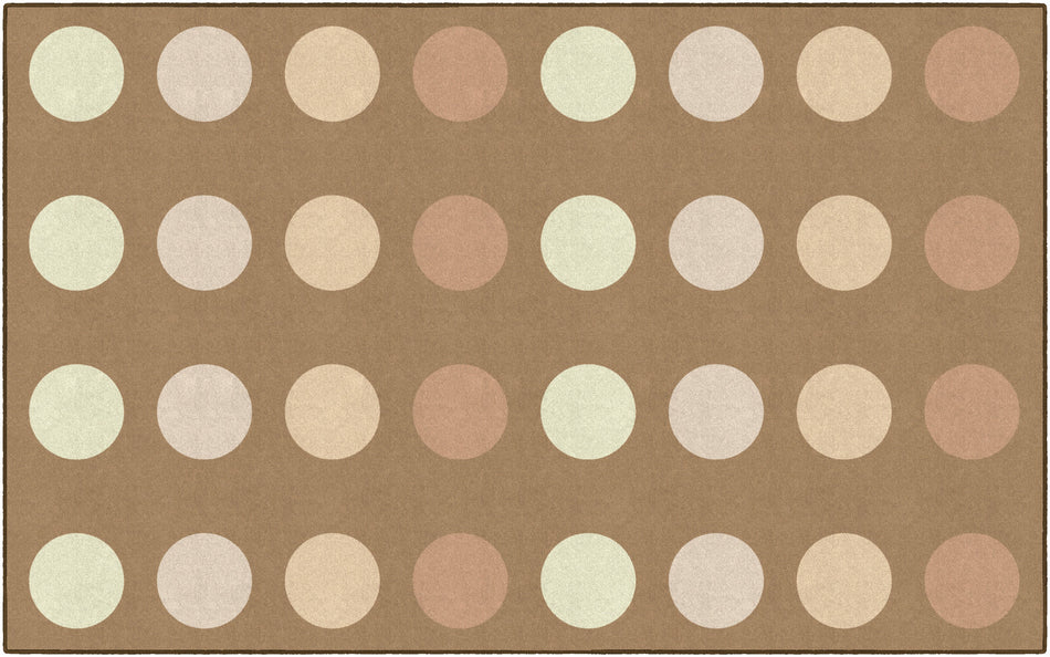NEUTRAL DARK CRISS CROSS RECTANGLE CARPETS 7'6" X 12'