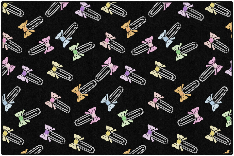 BOW PAPERCLIPS RECTANGLE CARPETS 5' X 7'6"
