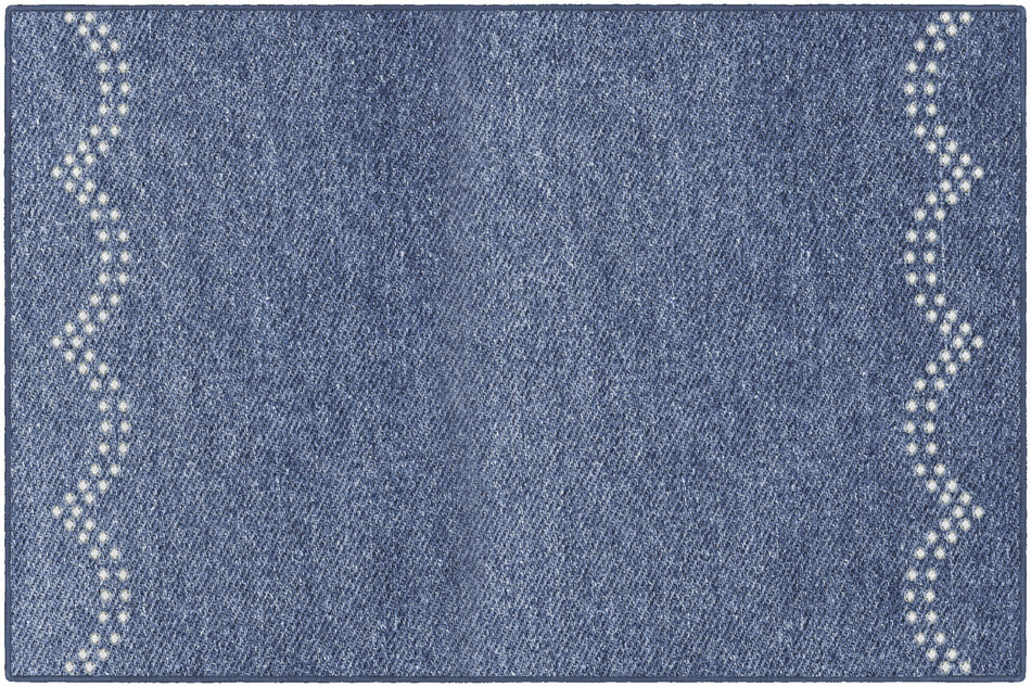 DENIM RUG RECTANGLE CARPETS 5' X 7'6"