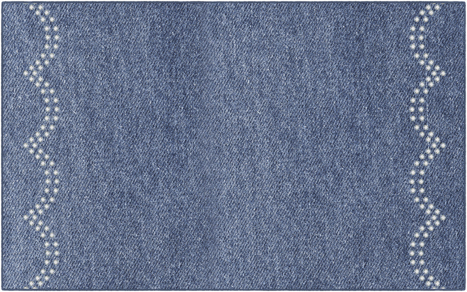 DENIM RUG RECTANGLE CARPETS 7'6" X 12'