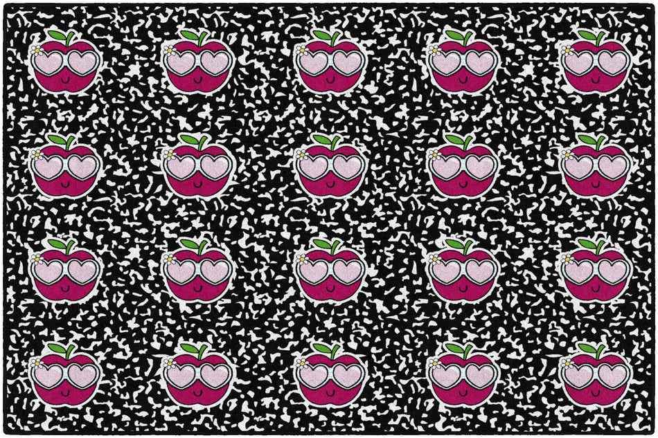APPLE SIT SPOTS RECTANGLE CARPETS 5' X 7'6"