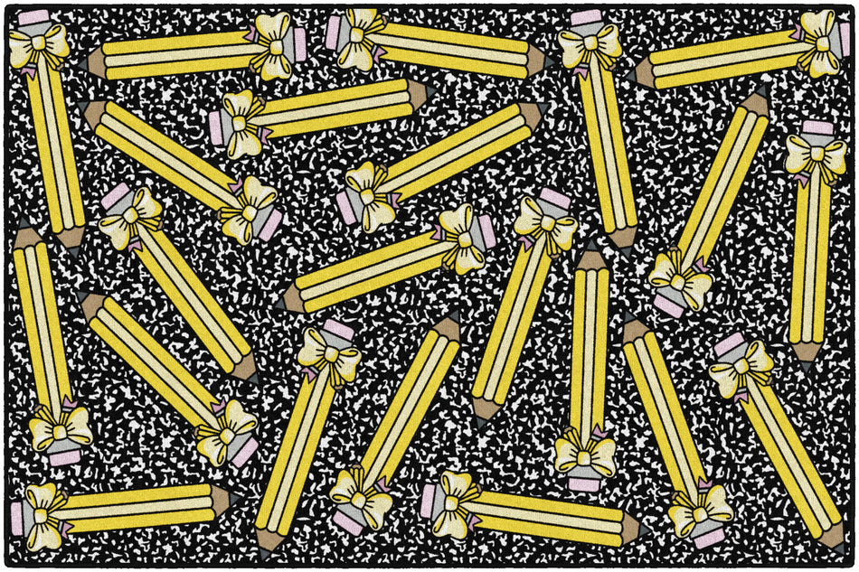 BOW PENCILS RECTANGLE CARPETS 5' X 7'6"