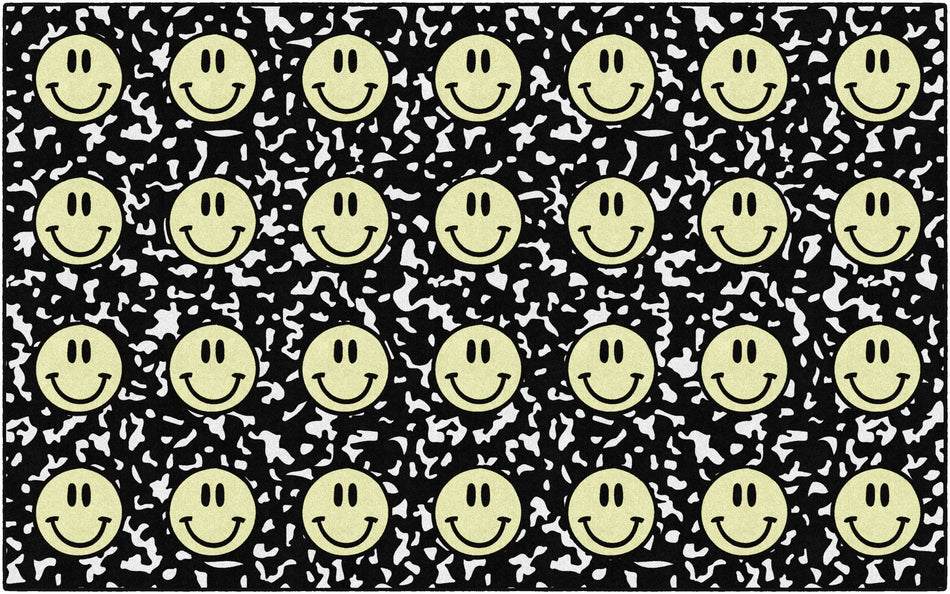 FACES ON COMPOSTION BOOK PAPER SIT SPOTS RECTANGLE CARPETS 7'6" X 12'
