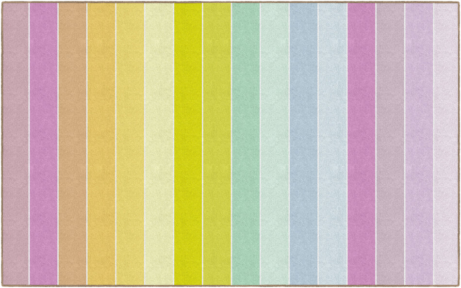 CANDY STRIPES RECTANGLE CARPETS 7'6" X 12'