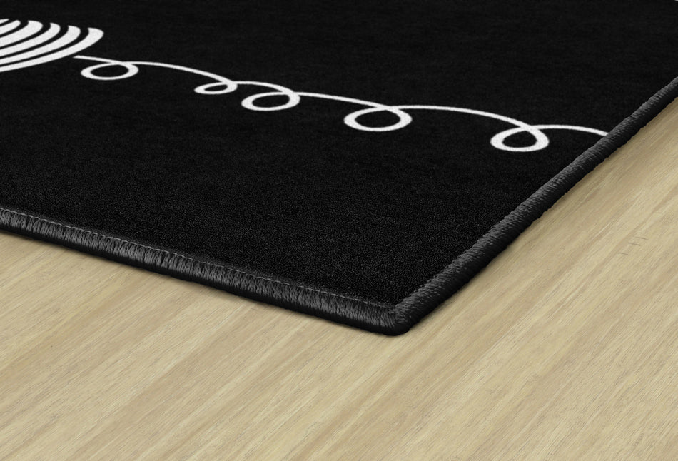 BRILLIANT MINDS RECTANGLE CARPETS 7'6" X 12'