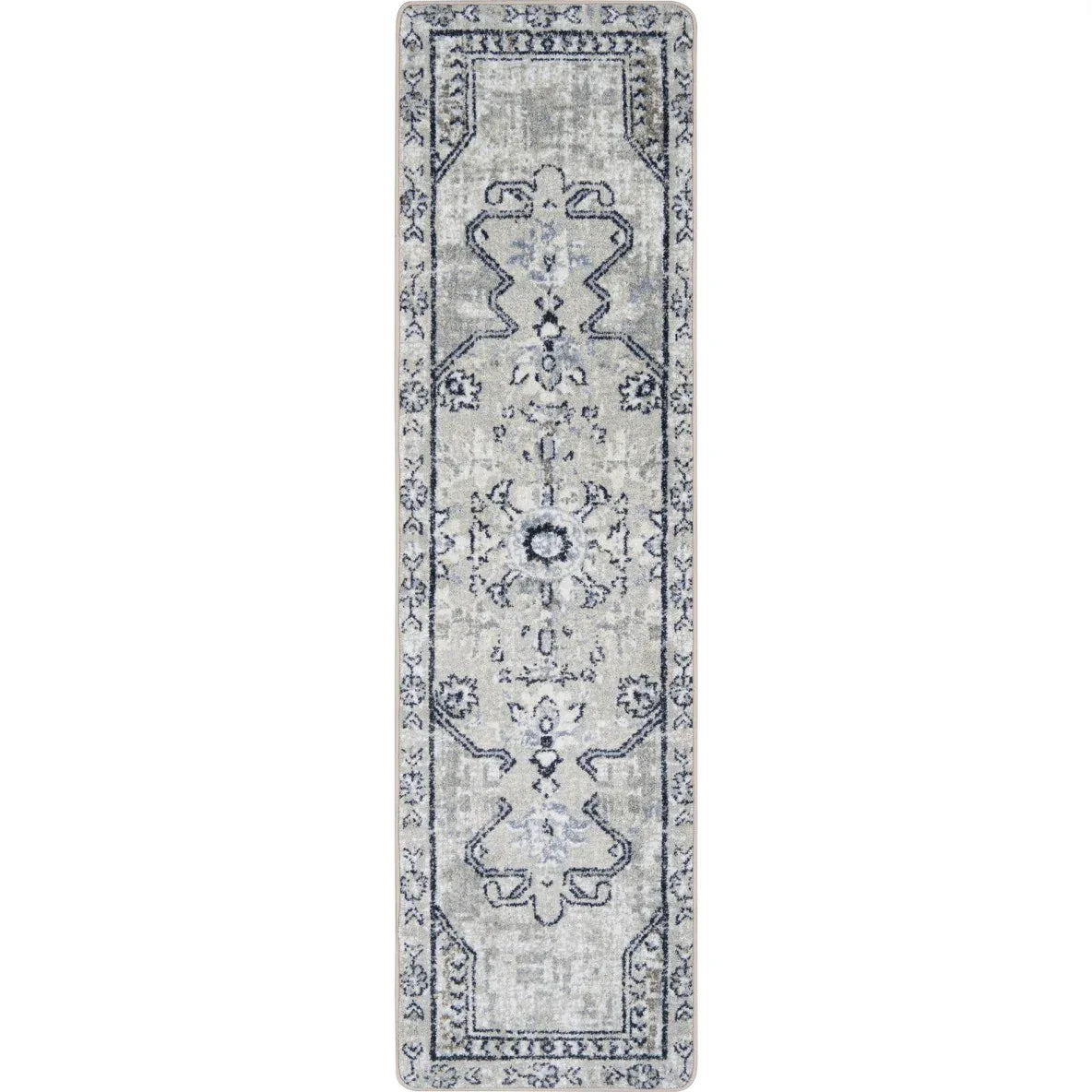 Canyon Tapestry 2'1" x 7'8" Runner area rug in color Sandstone