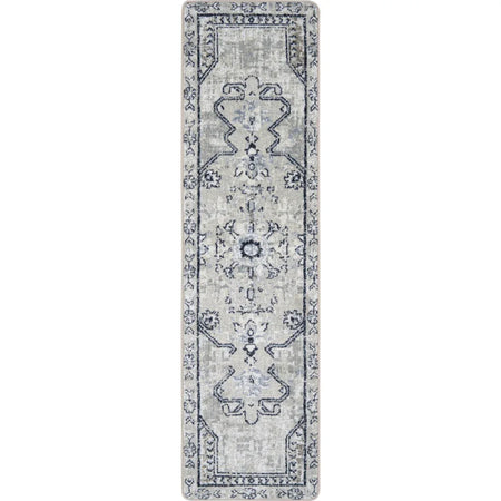 Canyon Tapestry 2'1" x 7'8" Runner area rug in color Sandstone
