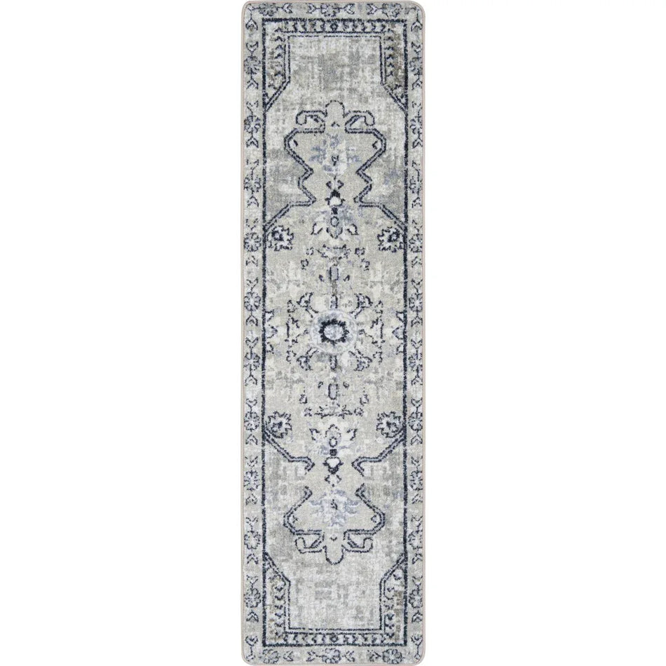 Canyon Tapestry 2'1" x 7'8" Runner area rug in color Sandstone