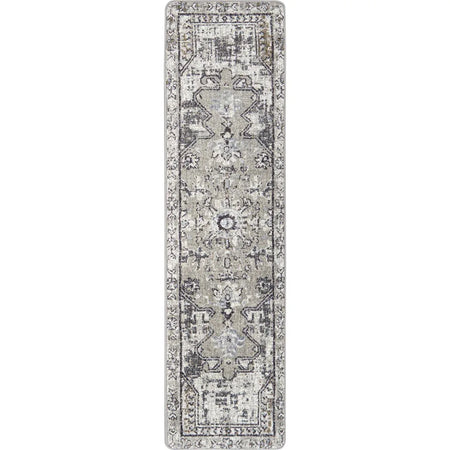 Canyon Tapestry 2'1" x 7'8" Runner area rug in color Twilight