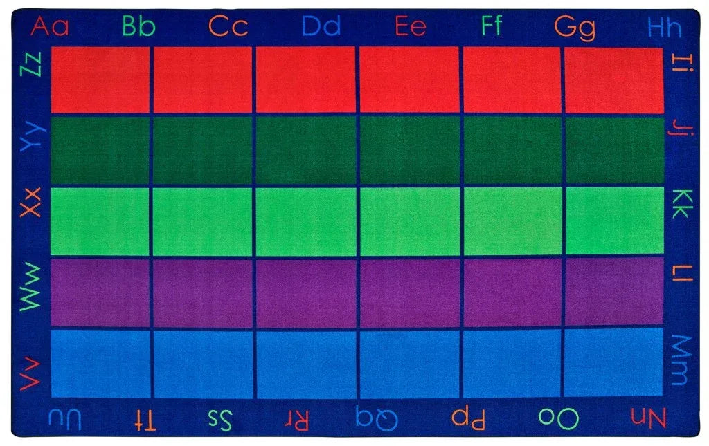 Colorful Places Seating Rug, 7'6" x 12' Rectangle, Primary Colors