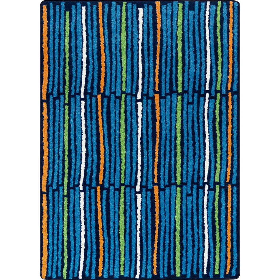 Cascade 5'4" x 7'8" area rug in color Citrus