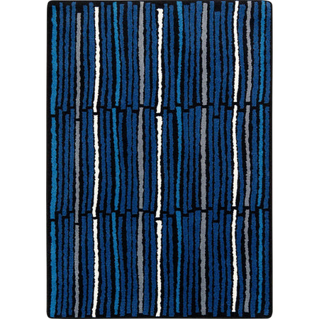 Cascade 5'4" x 7'8" area rug in color Sapphire