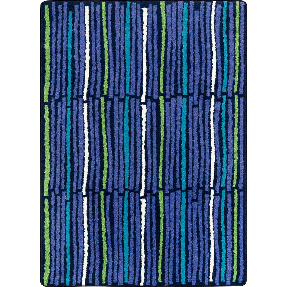 Cascade 5'4" x 7'8" area rug in color Violet
