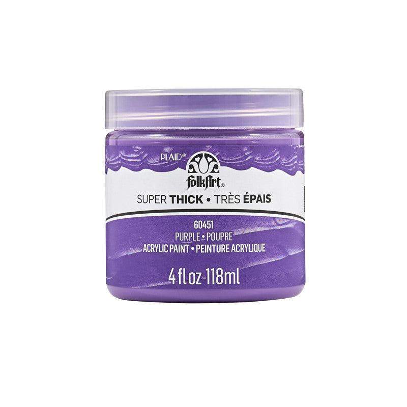 Super Thick Acrylic Paint, 4 oz, Purple