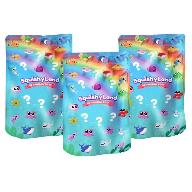 Mystery Squishies, Sea Animal Sensory Toys, 22 Pieces