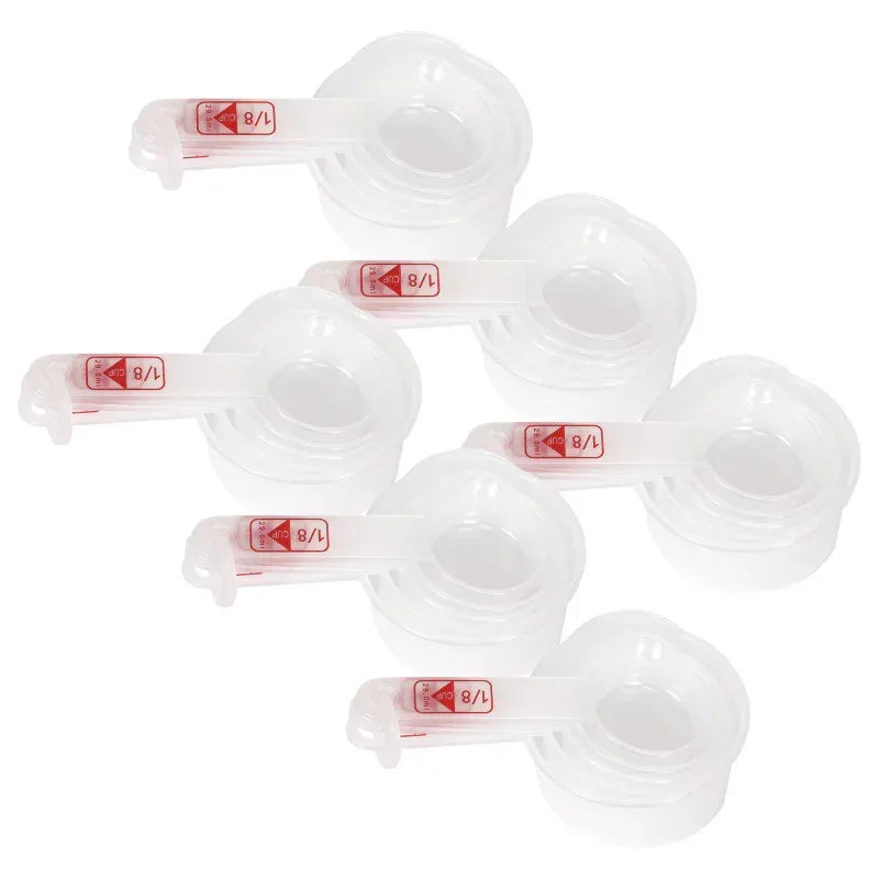 Measuring Cups, 5 Per Set, 6 Sets