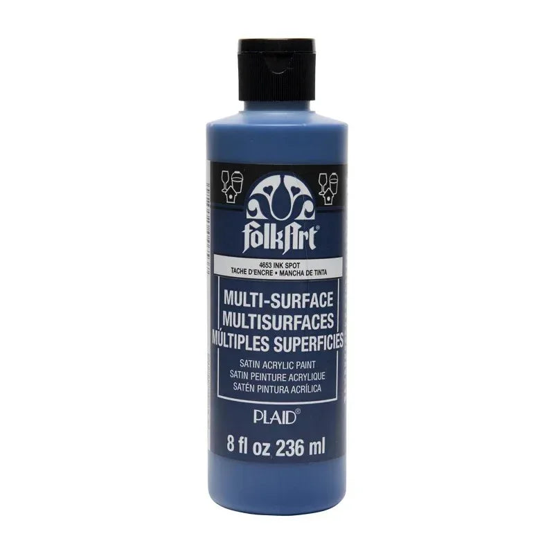 Acrylic Paint Multi-Surface Satin, 8oz., Ink Spot